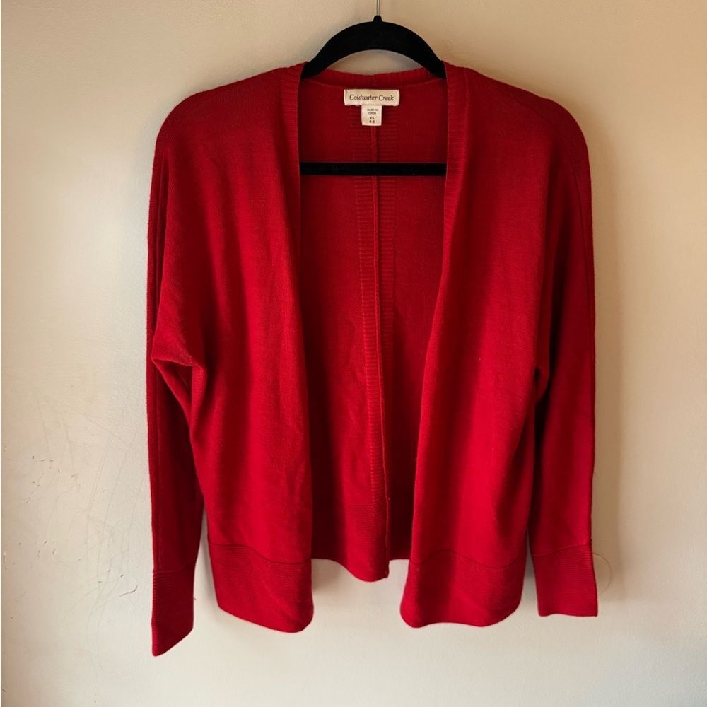 Coldwater Creek Women's Red Sweater